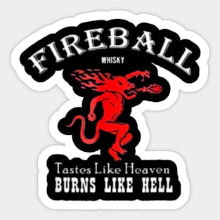 Fireball Whisky Sticker